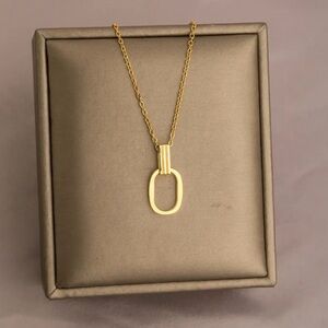 Oval Pendant Necklace NWT